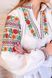 Жіноча вишиванка " Збруч " білого кольору 42 р. 01227 фото 2