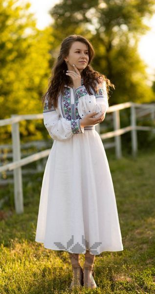 Cукня "Зорі на світанку" міді 42р 03038 фото