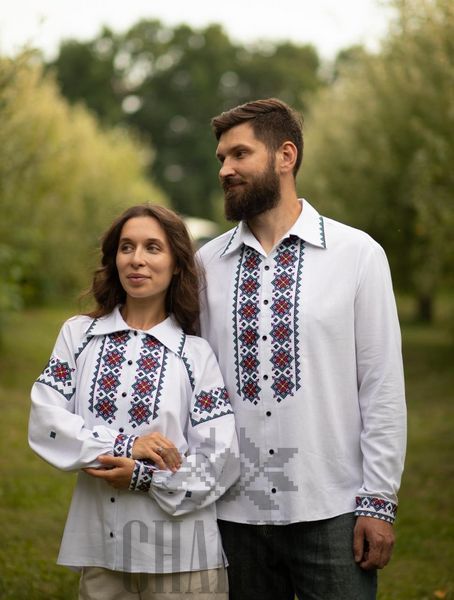Чоловіча вишиванка "Візерія" 44 р. 02261 фото